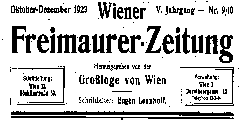 Ein Ausschnitt des Titelblatts der Zeitschrift